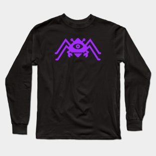 Diamond Spider Crab Purple Long Sleeve T-Shirt